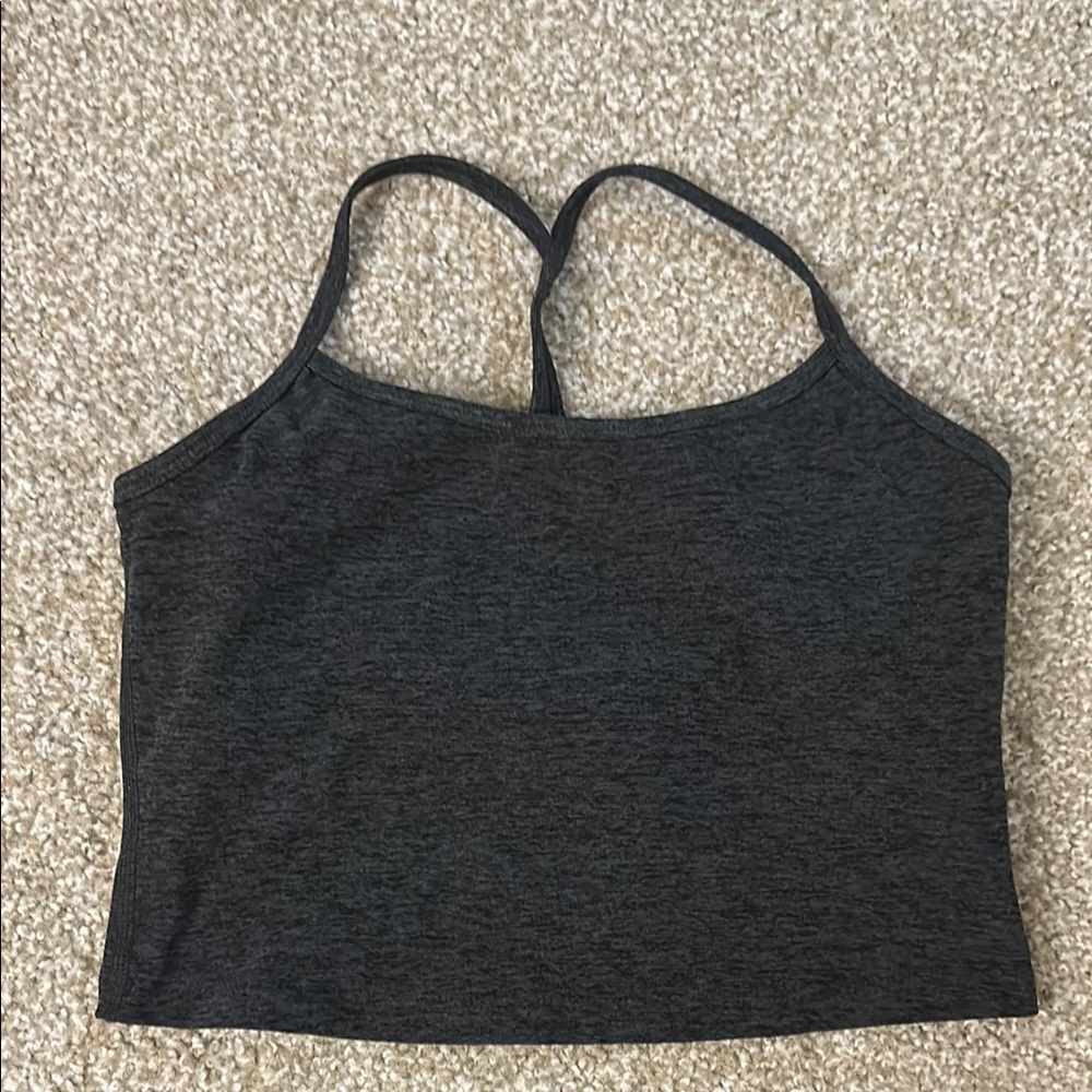 Beyond Yoga racer back tank top, cropped